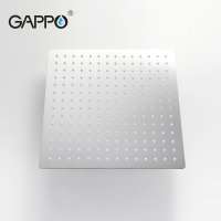 GAPPO 200*200mm High Quality Square Stainless Steel Rainfall Shower Faucet Overhead Shower G28