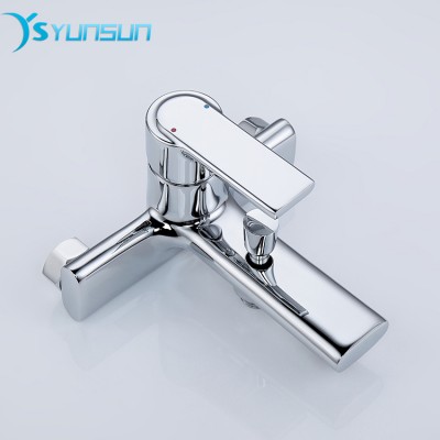 Luxury hot sale good quality standing  brass  tap bathtub faucet shower set