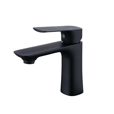 Manufacturer luxury deck mounted bathroom black sinks faucets