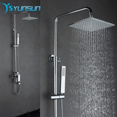 Top sales ceramic cartridge faucets chrome modern faucet head brass single handle bathroom shower faucet sets