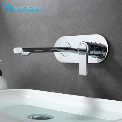 Contemporary  product zinc alloy single handle brass chrome basin mixer taps faucet