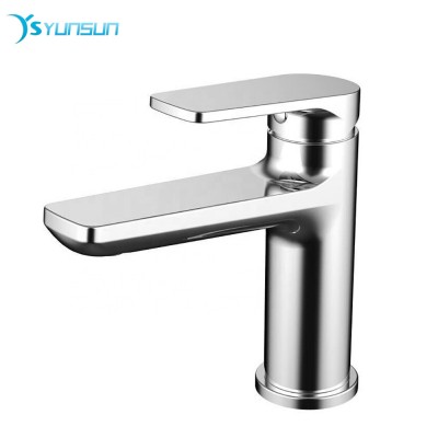 Modern style Water Saving Chrome plating Lavatory Bathroom Basin Faucet brass mixers taps