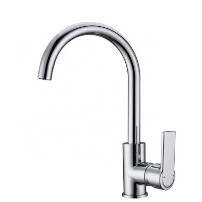 Factory Supply High Quality Single Level Soild Brass Kitchen Faucets Tap Mixer