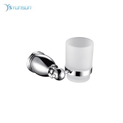 Wall Mount Toothbrush Tumbler Single Cup Holder Bathroom Sets Accessories