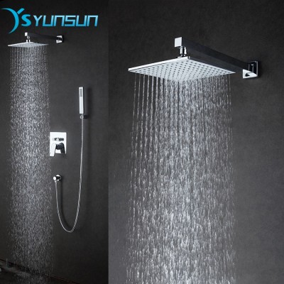 New Product Cheap Hot and Cold Water Ceiling Bathroom Shower Faucet Shower Systems In-Wall-Mounted bath shower faucet sets